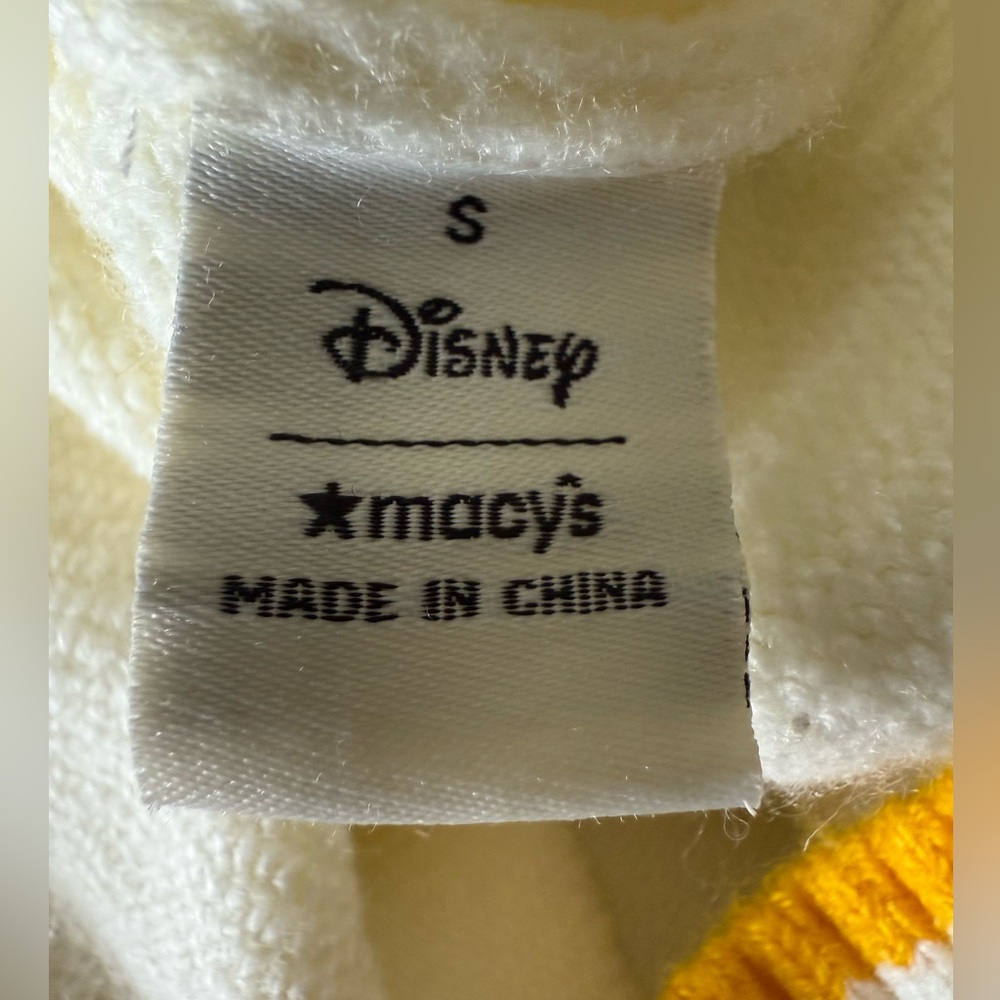 Mickey Mouse Varsity Sweater Pullover Men’s Small Preppy Macy’s Exclusive Disney - Picture 4 of 5